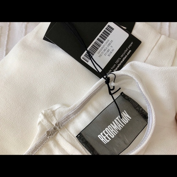 Reformation Victoria dress - ivory size S - Picture 3 of 3